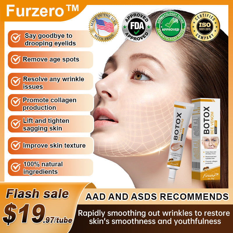 Made and Shipped from the Australia✅ Furzero™ Botox Bee Venom Wrinkle Removal Cream-Last Day Promotion 70% OFF