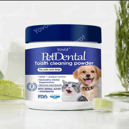 【OFFICIAL STORE】FINAL DAY SALE! 🔥 Save 70% - Yovot® Pet Dental Powder – the Aussie-approved way to freshen breath, regenerate teeth, and banish tartar for your cats & dogs (AVA Recommended)! 🐶🐱