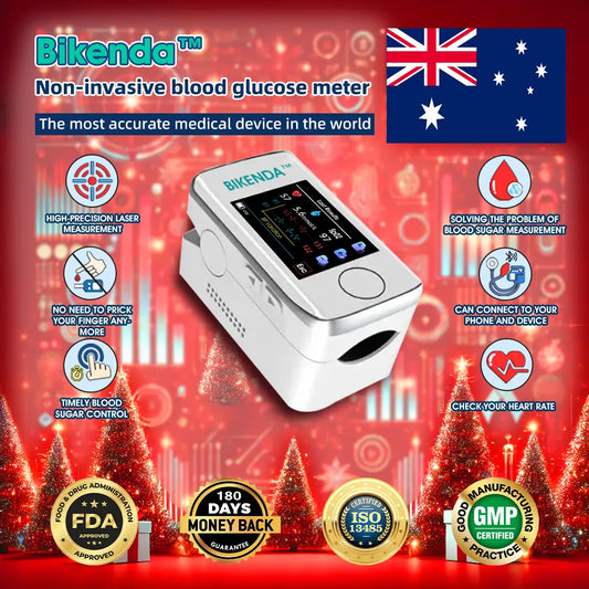 【OFFICIAL STORE】Bikenda™ Non-Invasive Blood Glucose Meter – 99.9% Accuracy🎄