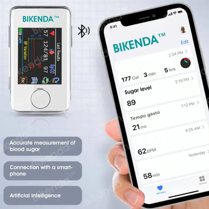 【OFFICIAL STORE】Bikenda™ Non-Invasive Blood Glucose Meter – 99.9% Accuracy🎄