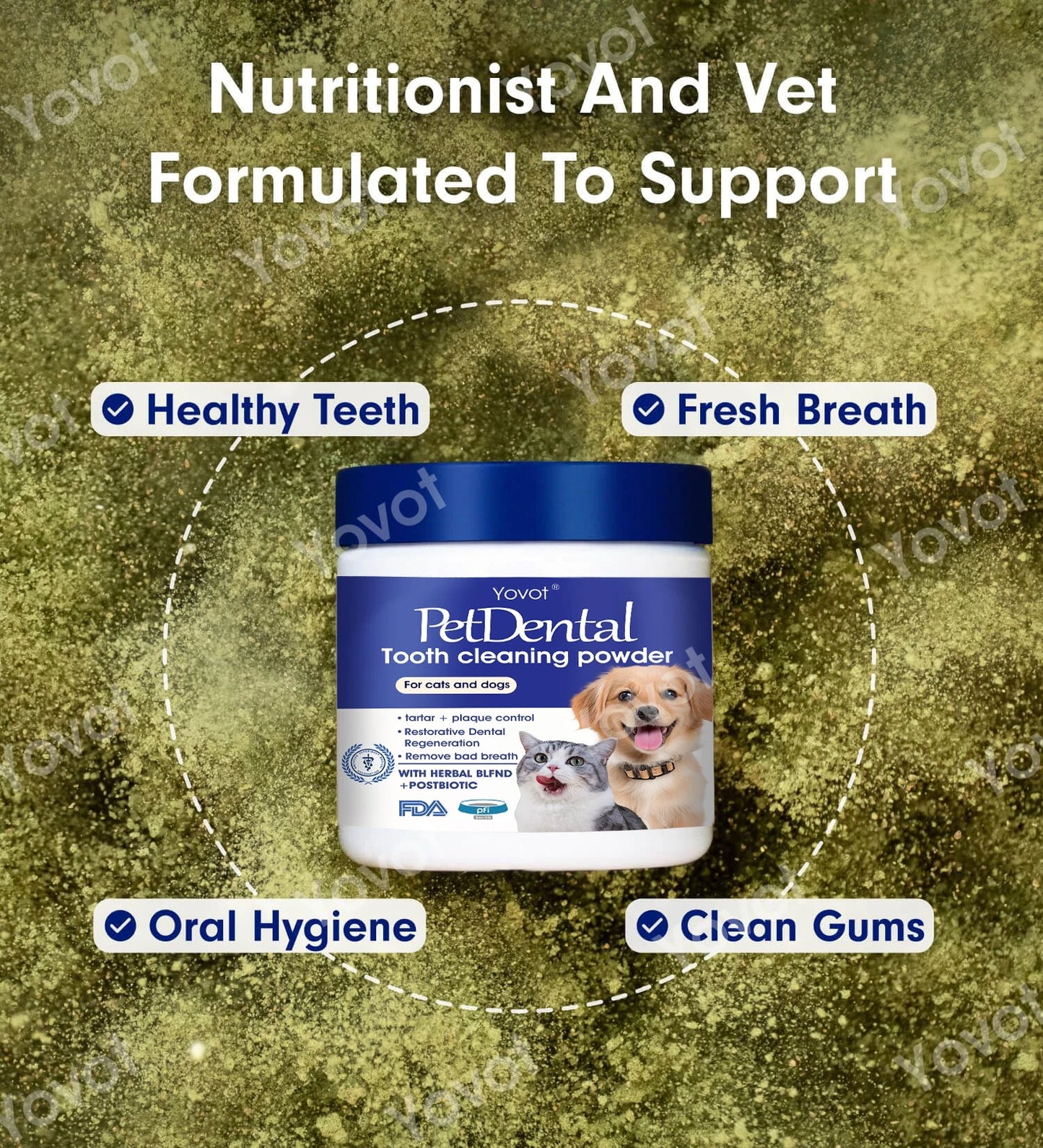 [Official Store] FINAL DAY SALE! 🔥 Save 70% on Yovot® Pet Dental Powder – the Aussie-approved way to freshen breath, regenerate teeth, and banish tartar for your cats & dogs (AVA Recommended)! 🐶🐱