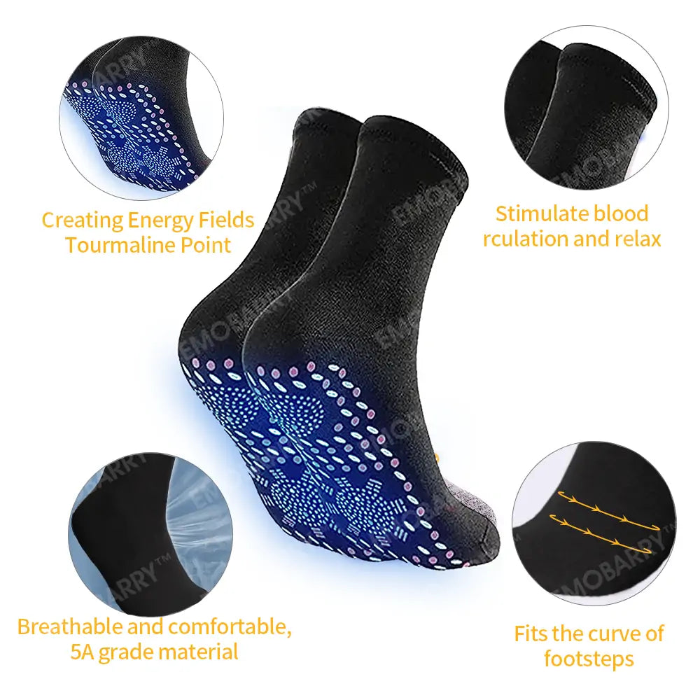 EMOBARRY® VitaluxeTourmaline Magnetic Compression Therapy Socks 🧦【🎁2025 New Year's Exclusive Offer - 80% OFF】