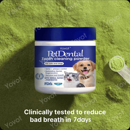 【OFFICIAL STORE】FINAL DAY SALE! 🔥 Save 70% - Yovot® Pet Dental Powder – the Aussie-approved way to freshen breath, regenerate teeth, and banish tartar for your cats & dogs (AVA Recommended)! 🐶🐱