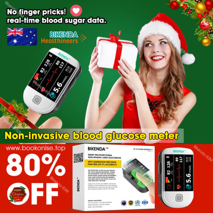 【OFFICIAL STORE】Bikenda™ Next-Generation Intelligent Multifunctional Non-Invasive Laser Blood Glucose Meter [99.9% Accuracy]