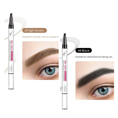 Waterproof & Sweatproof 3D Precision Eyebrow Pen – Quick & Defined Lines