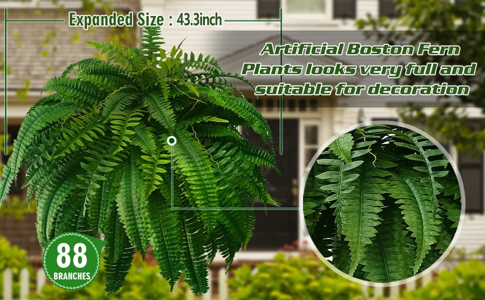 【Official Australian Store】Last Day 80% OFF UV Resistant Lifelike Artificial Boston Fern