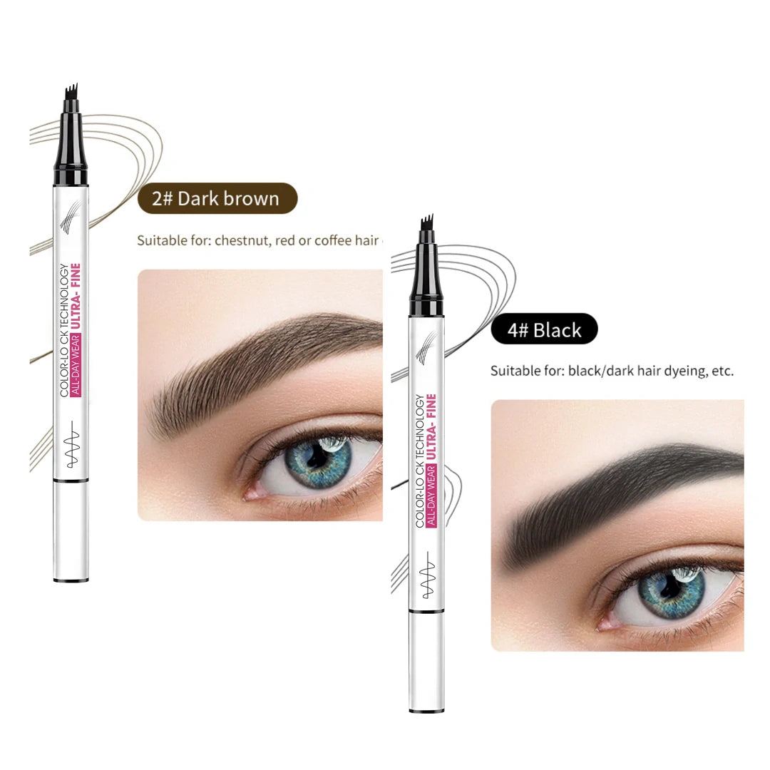 Waterproof & Sweatproof 3D Precision Eyebrow Pen – Quick & Defined Lines