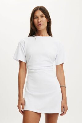 Boxy Tuck T-Shirt Mini Dress